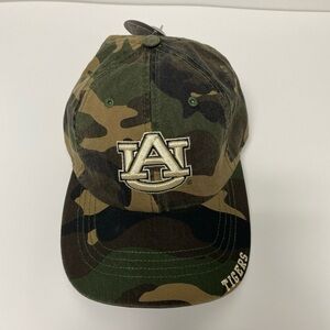 NCAA Auburn Tigers Camo Instructured Washed Cotton hat